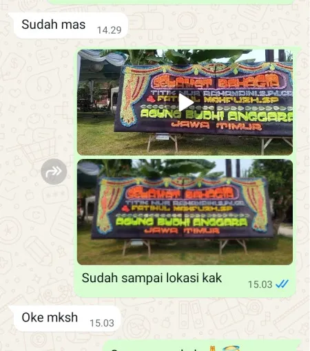 Pengiriman Papan Bunga Sruwohdukuh Butuh
