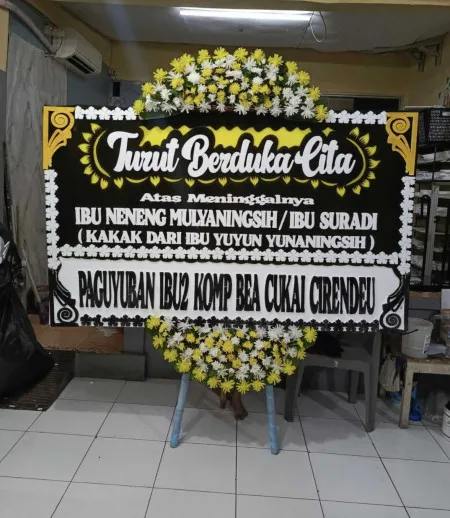 Papan Bunga Duka Sruwohdukuh Butuh